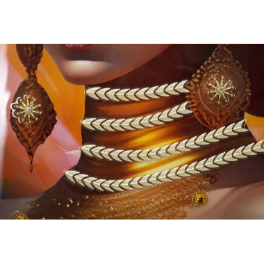 OBRAZ NA PŁÓTNIE W RAMIE SAMIRA -B- 72 4,5 102 cm